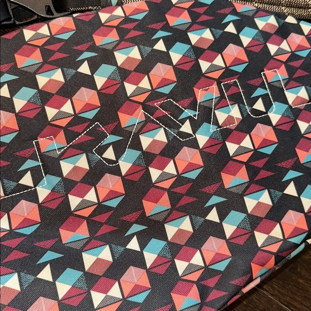 KAVU Women's Geometric Sling Bag - Red, Blue, Black